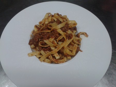 Tagliatelles bolognaise